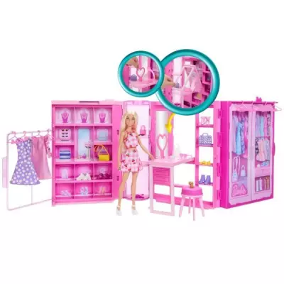 Coffret Barbie-Dressing de Reve: Prêt à jouer!