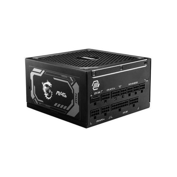 Bloc d'alimentation PC - MSI - MAG A1000GL - PCIe CEM 5.1 - 1000 W - Ventilateurs 135 mm - Noir