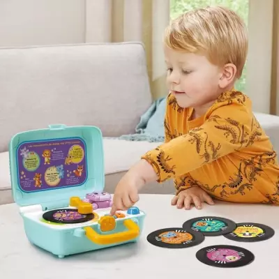 Tourne-disque VTECH BABY - Lecteur CD et Radio, dimensions compactes