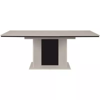 Table extensible NOVARA pour 10 personnes en Sable/Noir