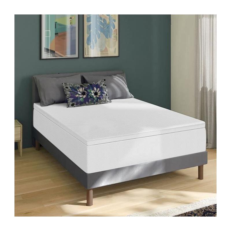 Surmatelas 140x190cm - Tri-technologie 7cm - Plus responsable - Oeko-Tex