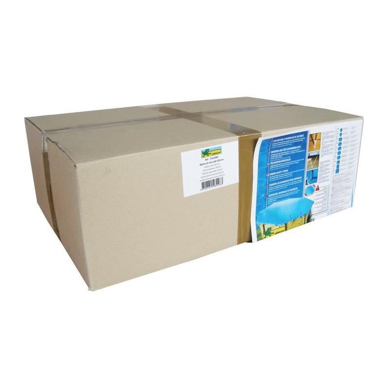 Bâche piscine bois UBBINK 350x650 Bleue - Epaisseur 550gr