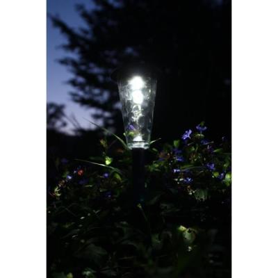 Lot de 3 balises solaires Canopo - 20 lumens - Beige - Éclairage extérieur