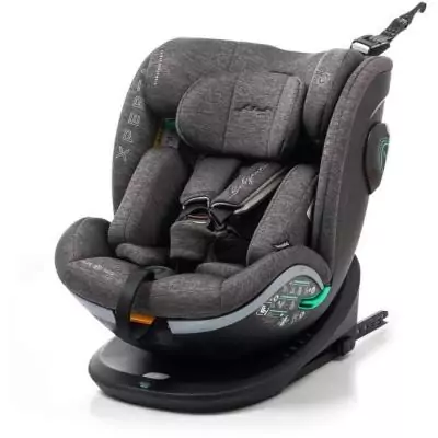Siège auto pivotant 360° XPERTA GREY DOBBY - I-Size - ISOFIX