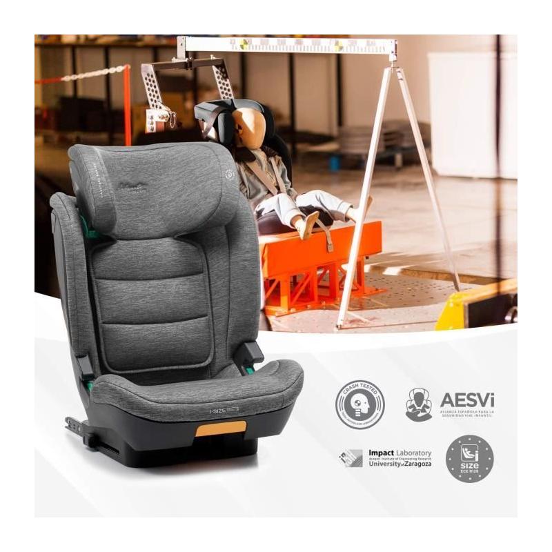 Siège auto BABYAUTO CAPAX GREY DOBBY - 4-12 ans - I-Size - 100-150 cm