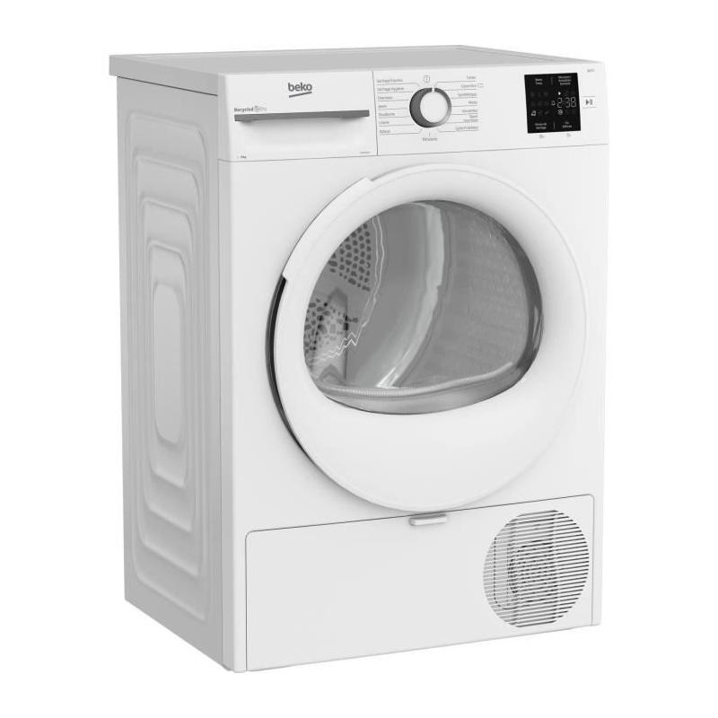 Sèche-linge pompe à chaleur BEKO b300 Eco sense D0H1930 - 9 kg - A++ - Blanc