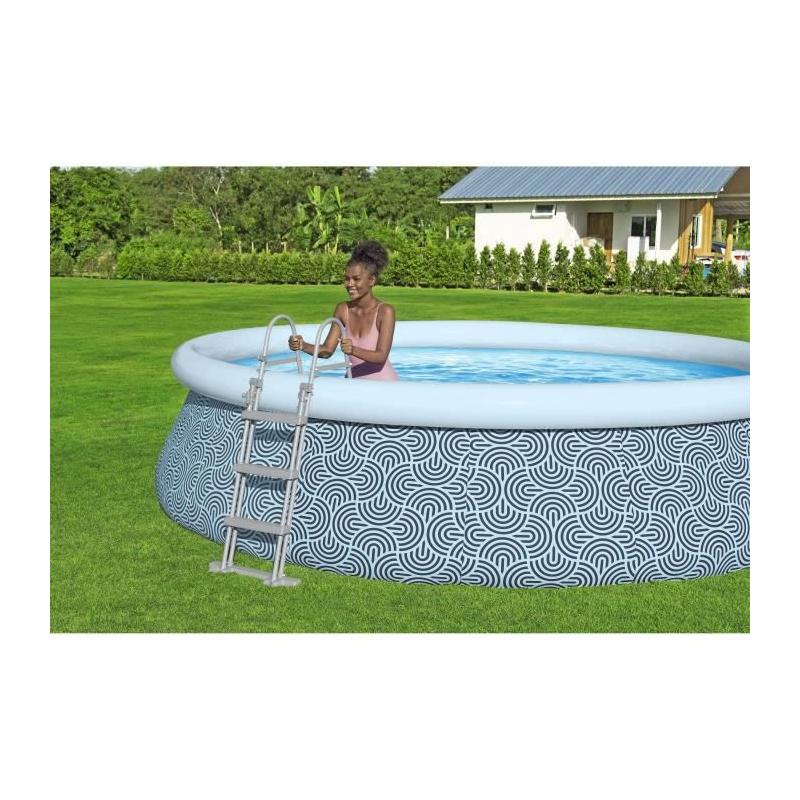Kit Piscine gonflable BESTWAY - Prêt en un éclair - 457 x 107 cm