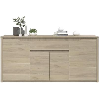 Ensemble buffet et table ronde extensible BETTY - Chêne - PARISOT