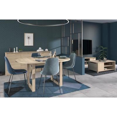 Ensemble buffet et table ronde extensible BETTY - Chêne - PARISOT