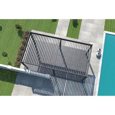 Pergola Aluminium OMBREA Bioclimatique Anthracite 3x6 m