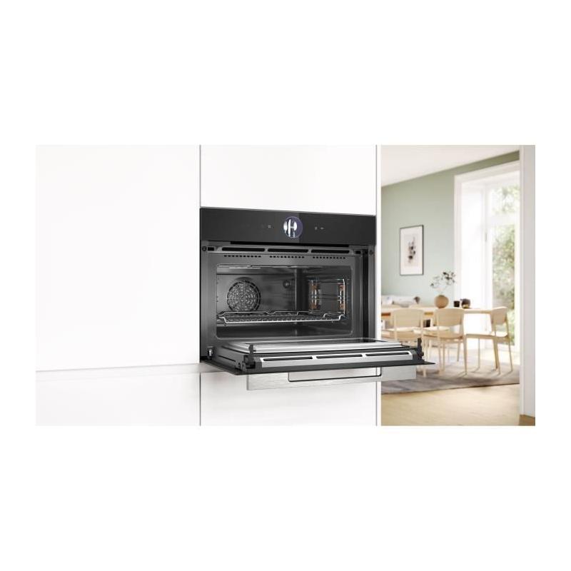 Bosch Serie 8 CMG7761B1 micro-onde Noir Micro-onde combiné Intégré 45 L 900 W