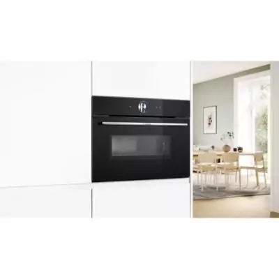 Four combiné micro-ondes encastrable BOSCH SER8 - CMG7761B1 - Noir - 45 L