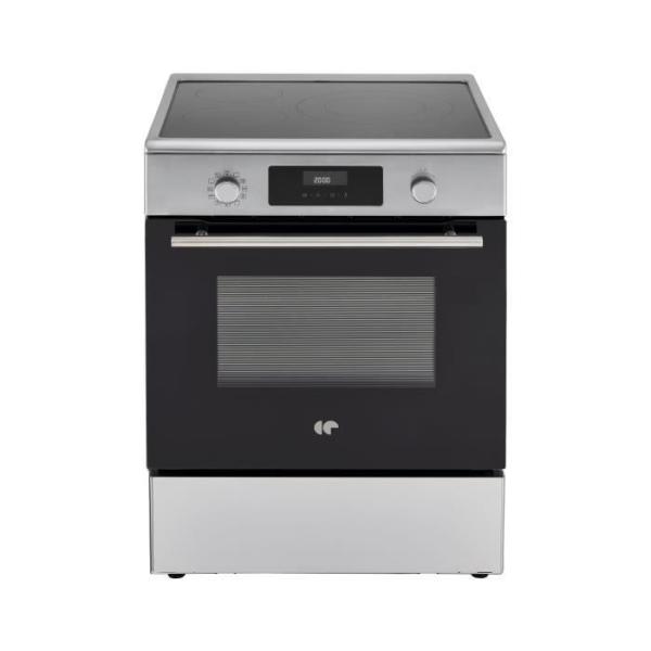 Cuisiniere induction - CONTINENTAL EDISON - CECI60FPS - 3 feux - L60 x H85 x P60 cm - Silver