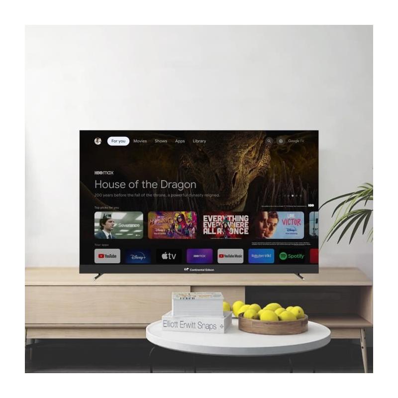 TV LED Continental Edison 65'' QLED UHD 4K Smart