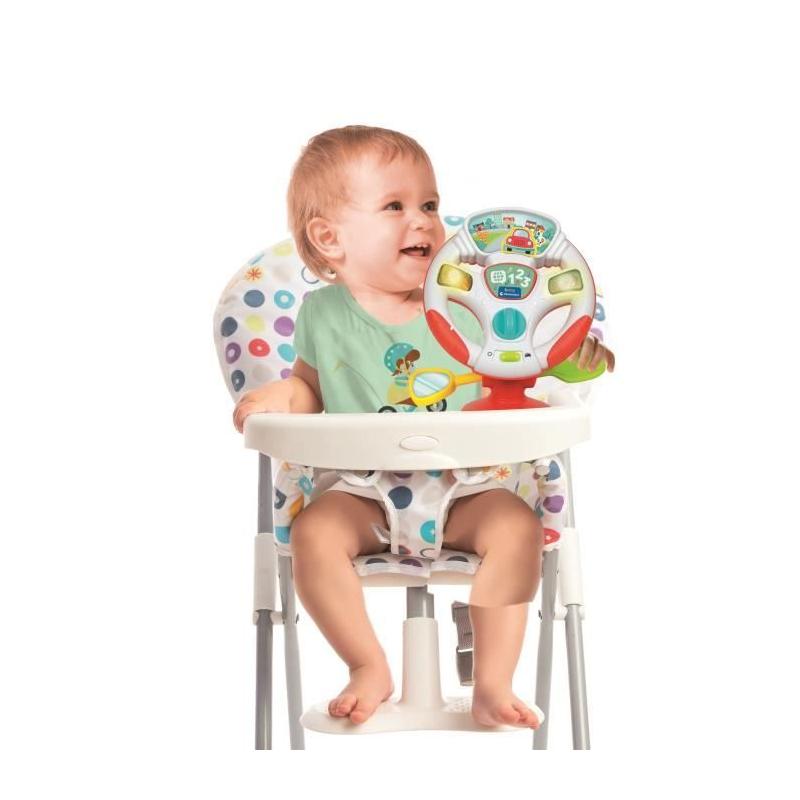Découvrez le volant de Bébé parlant CLEMENTONI pour des heures d'amusement!