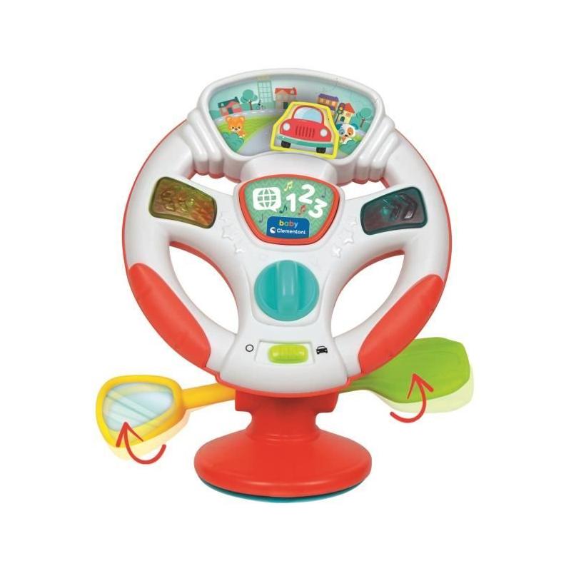 Découvrez le volant de Bébé parlant CLEMENTONI pour des heures d'amusement!