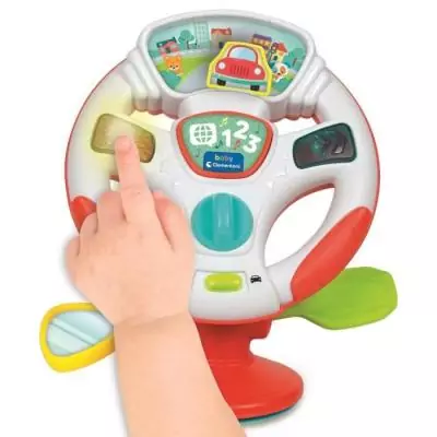 Découvrez le volant de Bébé parlant CLEMENTONI pour des heures d'amusement!