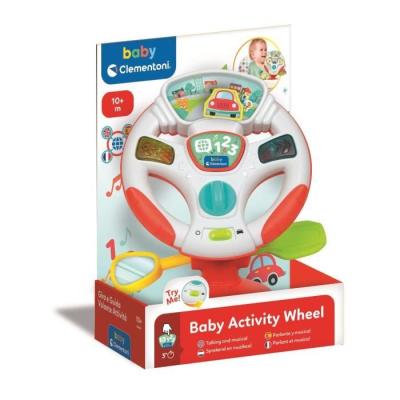 Découvrez le volant de Bébé parlant CLEMENTONI pour des heures d'amusement!
