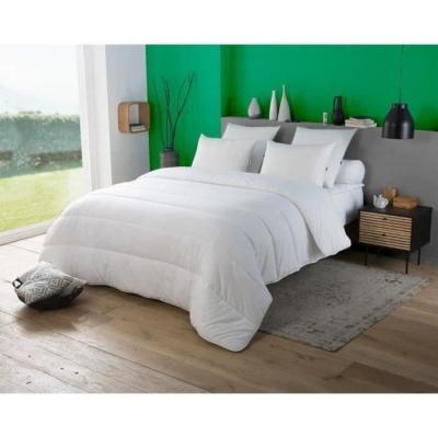 Couette anti-acariens tempérée 300gr/m² VICTORIA 140x200 cm - Blanc