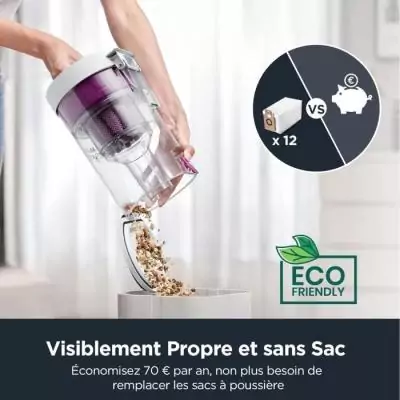 Aspirateur Robot EUREKA E10S Blanc - Performant et Eco-friendly