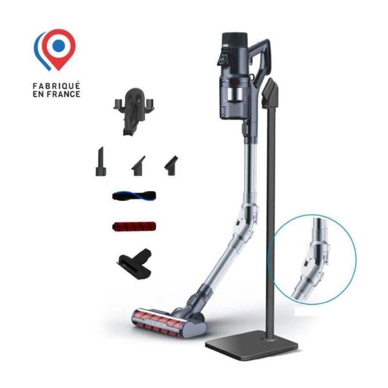 Aspirateur Balai sans fil EZICLEAN Cycloboost FR15 Animal - Fabriqué en France!