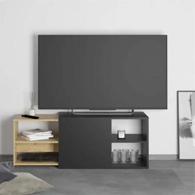Meuble TV 2 compartiments ouverts 133,5x39,9x49,2 cm - Élégance et fonctionnalité