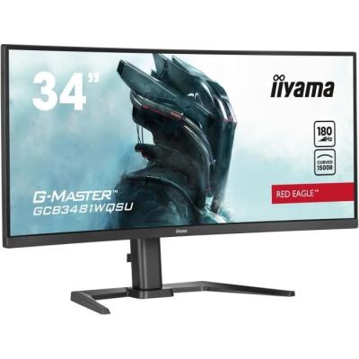 Écran PC IIYAMA GCB3481WQSU-B1 : 34 UWQHD VA 180Hz - Noir