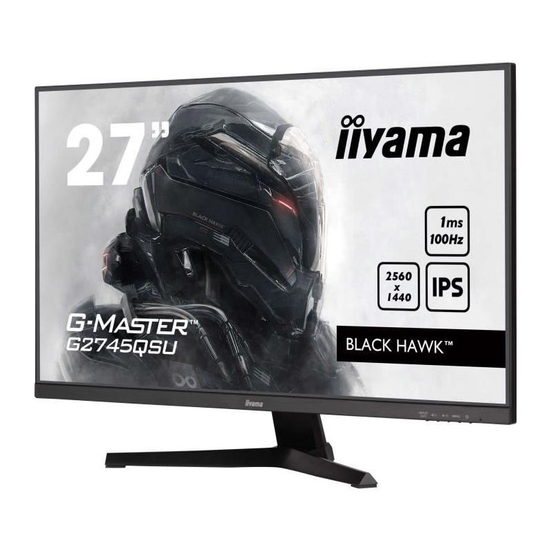 Écran PC IIYAMA G2745QSU-B2 - 27 QHD IPS 100Hz - Noir