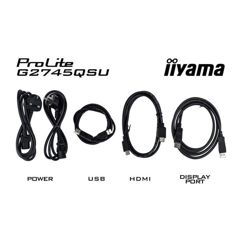Écran PC IIYAMA G2745QSU-B2 - 27 QHD IPS 100Hz - Noir