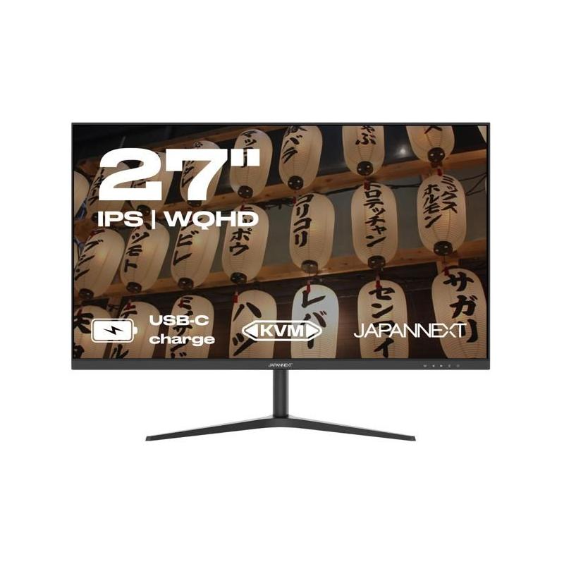 Écran PC JAPANNEXT 27 WQHD IPS 60Hz USB-C 65W - Écran Ordinateur compact