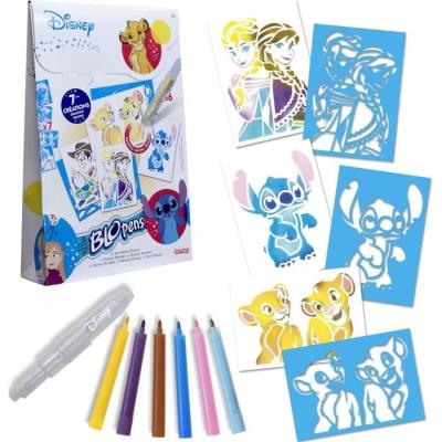 Blopens Disney - 7 pochoirs - À partir de 5 ans
