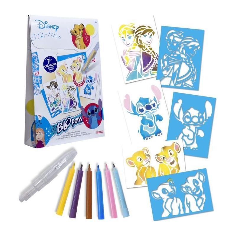 Blopens Disney - 7 pochoirs - À partir de 5 ans
