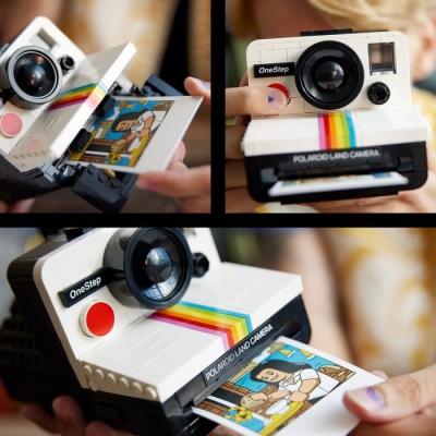 LEGO 21345 Ideas Appareil Photo Polaroid OneStep SX-70: Maquette à Construire avec Autocollants