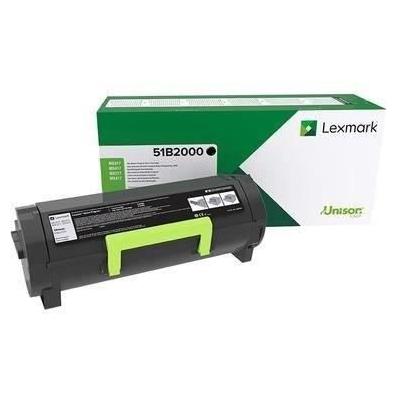Cartouche de toner noir Lexmark 51B2000 - Programme de retour