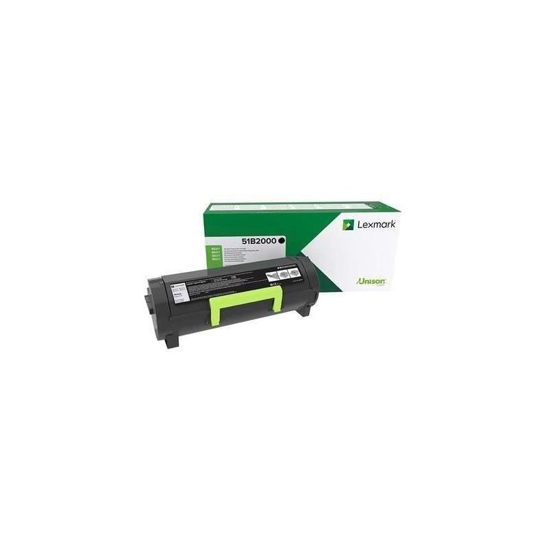 Cartouche de toner noir Lexmark 51B2000 - Programme de retour