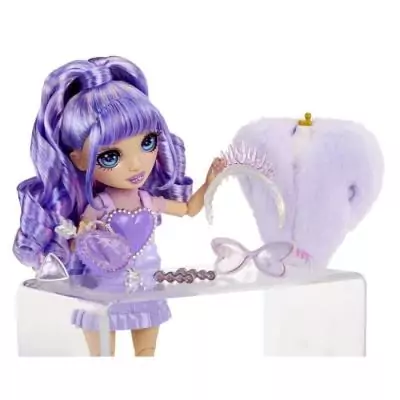 Rainbow High Cristal Poupée Mannequin 27 cm - Violet | Pack 29x32x9 cm