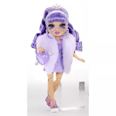 Rainbow High Cristal Poupée Mannequin 27 cm - Violet | Pack 29x32x9 cm