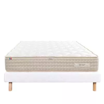 Ensemble matelas + sommier de luxe SUBLIME 140x190 cm - Ferme - Oeko-Tex