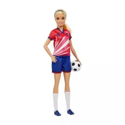 Barbie Footballeuse - Poupée Mannequin Pour les Fans du Football