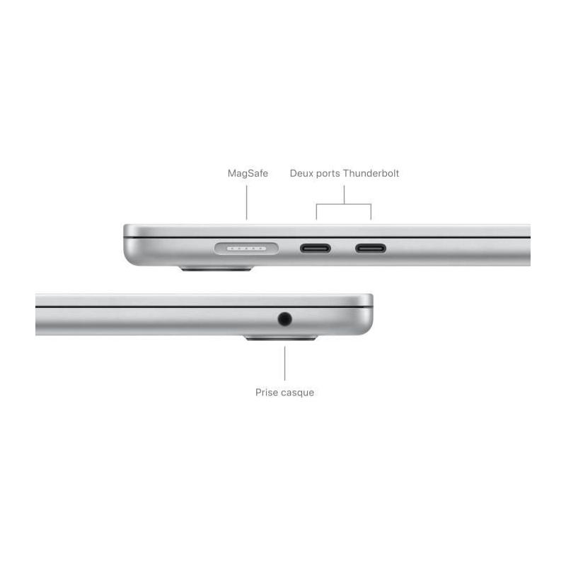 Apple MacBook Air M3 15'' - RAM 16Go - Stockage 256Go - CPU 8 coeurs - GPU 10 coeurs