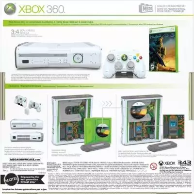 Coffret de Construction MEGA Xbox 360 - Manette LED - 1342 pièces