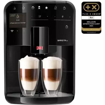 Machine à café automatique avec broyeur Melitta Barista SE F830-003 - Noir