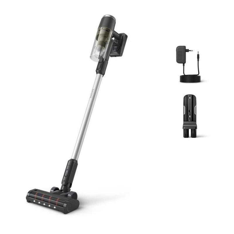 Aspirateur Balai PHILIPS XC3033/01 - Autonomie 60 min - Vert cargo