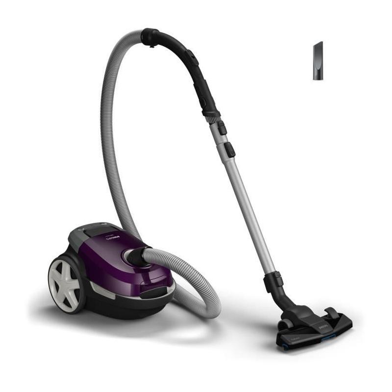 Aspirateur Traineau PHILIPS XD3100/06 Violet - Puissant 900 W - Silencieux 79 dB