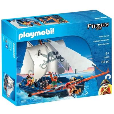 Aventure pirate: Chaloupe avec canon - 84 pièces
