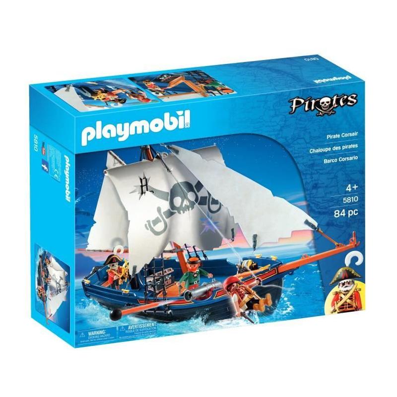 Aventure pirate: Chaloupe avec canon - 84 pièces