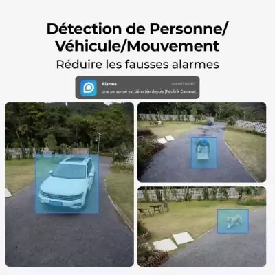 Caméra extérieure REOLINK Trackmix W760 Blanc - Visionnage en toute sécurité