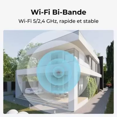 Caméra intérieure REOLINK E540 Blanc - Surveillance Haute Définition