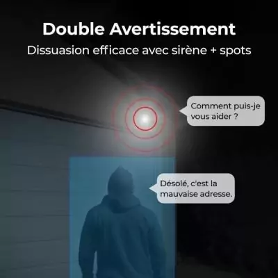 Caméra intérieure REOLINK E540 Blanc - Surveillance Haute Définition