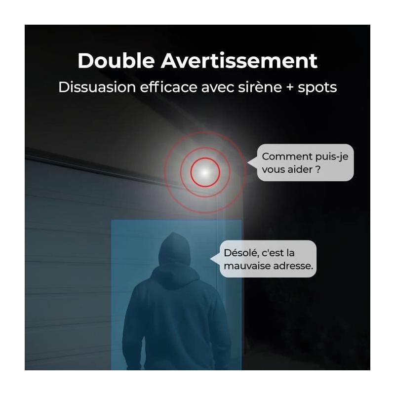 Caméra intérieure REOLINK E540 Blanc - Surveillance Haute Définition
